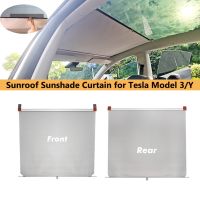 For Tesla Model 3/Y Retractable Sunshade Sun Car shade Roof Window Insulation UV Rays Protection Telescopic Sun Shade Sunshades