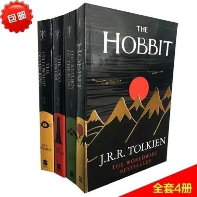 นวนิยายต่างประเทศลอร์ดออฟเดอะริงฮอบบิทลอร์ดออฟเดอะริงนวนิยายไตรภาคภาษาอังกฤษ Buku Bacaan ภาษาอังกฤษ Tolkien