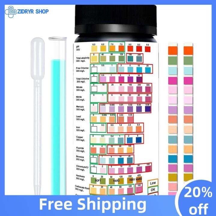 16 in 1 Drinking Water Test Kit High Sensitivity Test Strips