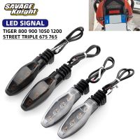 LED Turn Signal Light For Tiger 800 900 1050 1200 XC XR Daytona Street Triple 675 765 ROCKET 3 Speed Twin Motorcycle Flasher LED