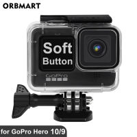 กันน้ำกรณีที่อยู่อาศัยสำหรับ GoPro ฮีโร่10 9สีดำป้องกันดำน้ำป้องกันใต้น้ำปกคลุมกรองสำหรับไปโปร9อุปกรณ์เสริม