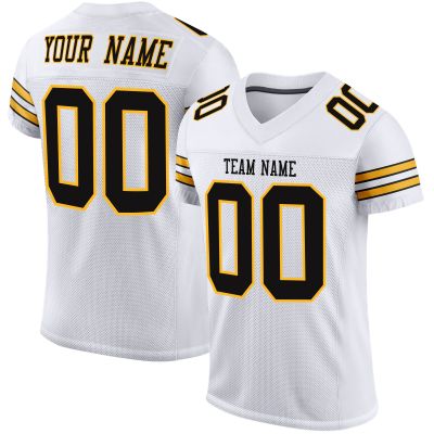 White Rugby Game Men/Youth Number Football Football Jersey Shirt Jersey Quality American Training Name [hot]High Custom Team Printed
