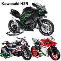 ดูคาติคาวาซากิบล็อคจักรยานยนต์ทางเทคนิคอาคาร M1000RR รถแข่งเมืองแบบอิฐของขวัญของเล่นเคลื่อนไหวกล้ามเนื้อสำหรับเด็ก