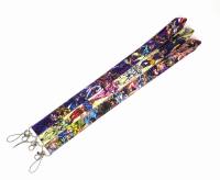 (ร้อน) 10PCS JOJO Lanyard สำหรับคีย์ศัพท์มือถือแขวนเชือก Keycord USB ID Card Badge ผู้ถือพวงกุญแจคอสายรัดแฟนของขวัญ