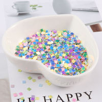 10gPack Mixed Colors 2mm Square Shape Loose Sequins Paillettes Nail Arts Manicure Material,Wedding Decoration Confetti Craft