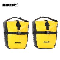 Rhinowalk 2023 New  20L Waterproof Bicycle Pannier Bag Bike Accessories Portable Bike Bag Trunk Pack Cycling Travel Cycling Bag