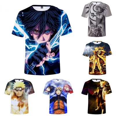 ✼ New Narutos Cosplay 3D Digital Printing T shirt Anime Kids Polo Shirt Boys Girls Short sleeved Summer Children 39;s Clothing Gift