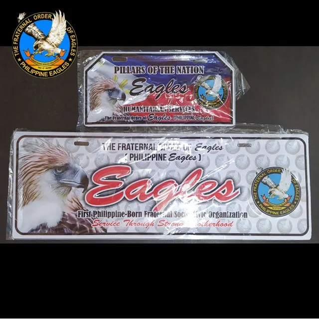 Flash Sales Car Motorcycle Mc Plate The Fraternal Order Of Eagles Philippine Eagles Embossed