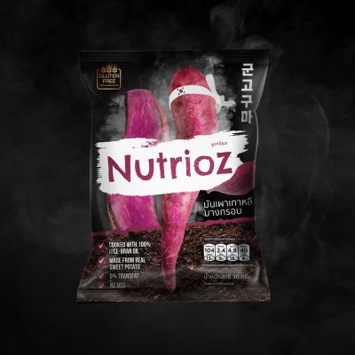 NUTRIOZ - Smoke Roasted Sweet Potato Chips มันเผาเกาหลีแผ่นบางกรอบ!