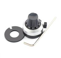 ❒ 1PCS 3590S 6.35 mm precision scale knob potentiometer knob equipped with multi-turn potentiometer