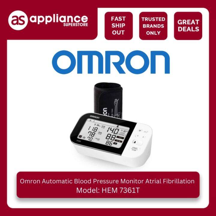 GHYOmron Automatic Blood Pressure Monitor Atrial Fibrillation HEM