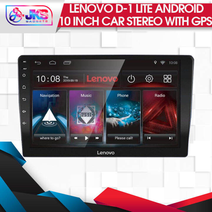 Lenovo D1 Lite Android Car Stereo 10 inch Head Unit with GPS Lazada PH