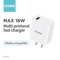 KIVEE หัวชาร์จ Fast Charger 3A/2.4A หัวชาร์จเร็ว หัวชาร์ทไฟ สมาร์ทชาร์จสำหรับ USB พอร์ตชาร์จไว ที่ชาร์จแบต iPhone/iPad HUAWEI P30/Xiaomi/OPPO/VIVO/Samsung