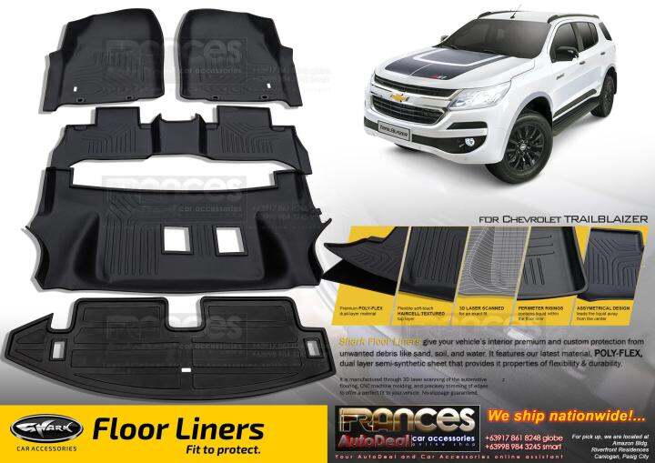 Chevrolet Trailblazer 20142022 (1ST3RD ROW+CARGO TRAY) SHARK DEEP