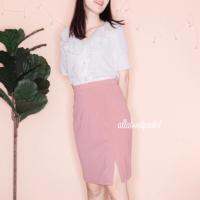 ?SERENITY SKIRT ผ้าRoma*?มีซับในยาว