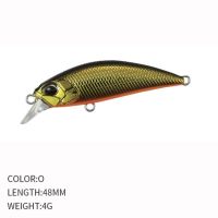 2023เหยื่อปลาซิวจมร้อน48มม. 4กรัม3D ตา Crankbait Wobbler ประดิษฐ์เหยื่อแข็งพลาสติกสำหรับการตกปลาทะเลต่อสู้ Pesca