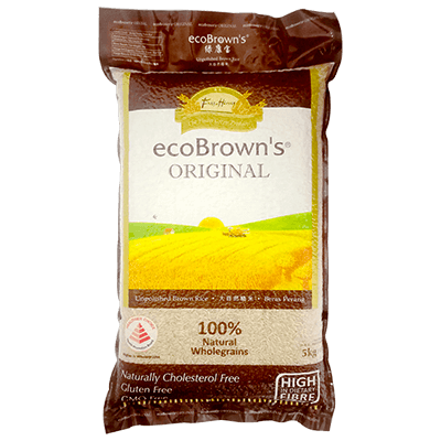 ecoBrown’s Original Brown Rice / Beras Perang Original / 大自然糙米 5kg | Lazada