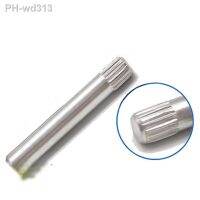 Stainless steel knurled Pin 2mm OD 6-50mm Long shaft Cylindrer Connecting Pins