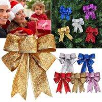 5 Colors Bows Ribbon Bowknot Christmas Tree Party Gift Present Xmas Decorations DIY Christmas