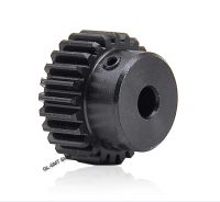 1Pcs 1 Module Spur Gear Motor Gear 1M 20T-29T 45 Steel Blackening Mechanical Transmission Gear Bore 4/5/6/6.35/7/8/10-15mm