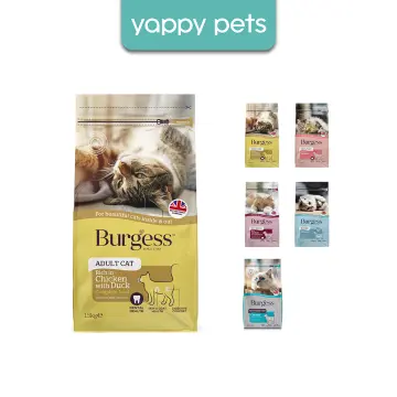 burgess 10kg dry cat food