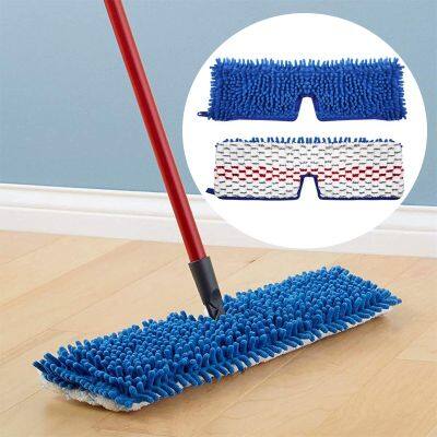 ㍿⊙ Microfiber Floor Mop Pads Double-Sided Mop for OCedar/Vileda Steam Spray Mop Flat Spin Mop Cloth Replacement Wet/Dry