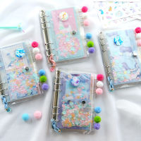 Kawaii Unicorn Notebook Set 6 Ring Loose-Leaf Cartoon Hand Book Portable Diary Ring Binder School Student Notepad Birthday Gift