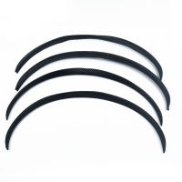 4Pcs คาร์บอนไฟเบอร์ล้อรถคิ้ว Arch Trim Lips Strip Fender Flare Protector * 4Pcs คาร์บอนไฟเบอร์ล้อรถคิ้ว Arch Trim L