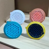 ;[-[; 1Pc Silicone Shower Drain Stopper Sink Floor Drain Ruer Circle Bathtub Plugs For Kitchen Bathroom Laundry Water Stopper Tool