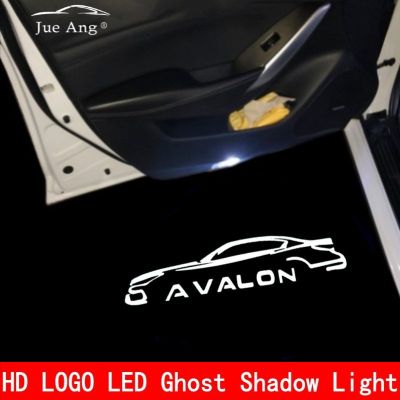 2pcs LOGO For (2011-2021) avalon HD No Fading Car LED Door Warning Light Projector Ghost Shadow Light Welcome Light