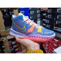 HOT Original✅ ΝΙΚΕ Kyri- 7 Mens BlueOrangePurple Fashion Basketball Shoes [Free Shipping] {Limited Time Offer}