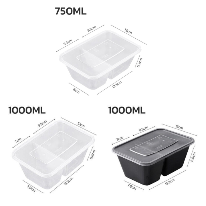 กล่องใส่ขนม-กล่องข้าว-กล่องพลาสติก-กล่องข้าวพลาสติก-กล่องข้าวพร้อมฝาปิด-25-ชิ้น-กล่องใส่อาหาร-กล่องใส่ข้าว-plastic-food-box-simple-food