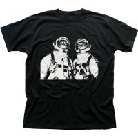 เสื้อยืดพรีเมี่ยมHH Cats In Space Nasa Printed T-shirt Mens Cotton Fashion Round Neck T-shirt เสื้อยืด new คอกลมเสื้อยืด