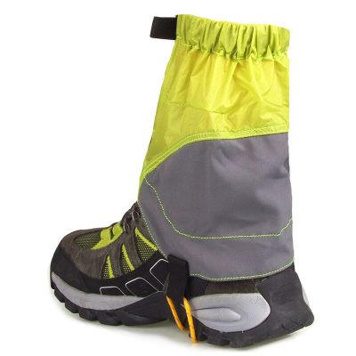 ：“{—— Outdoor Mountaineering Foot Cover Snow Cover Sand Proof Waterproof Tear Resistant Leg Protection Cover Hiking Leg Protection