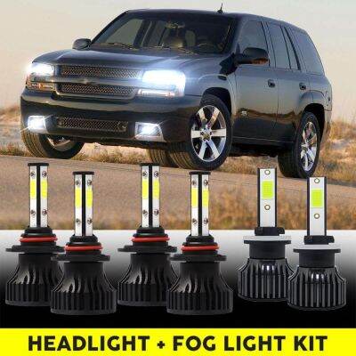 ไฟสปอตไลท์ Led 02-09 และไฟตัดหมอก 880 6 สําหรับ Chevy Trailblazer รับประกัน 10 เดือน