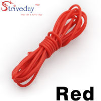 【☊HOT☊】 fka5 5เมตร16.4ft ลวดยางยืดหยุ่น24awg เส้นทองแดงกระป๋อง Diy กับ10สีที่ให้เลือกจาก