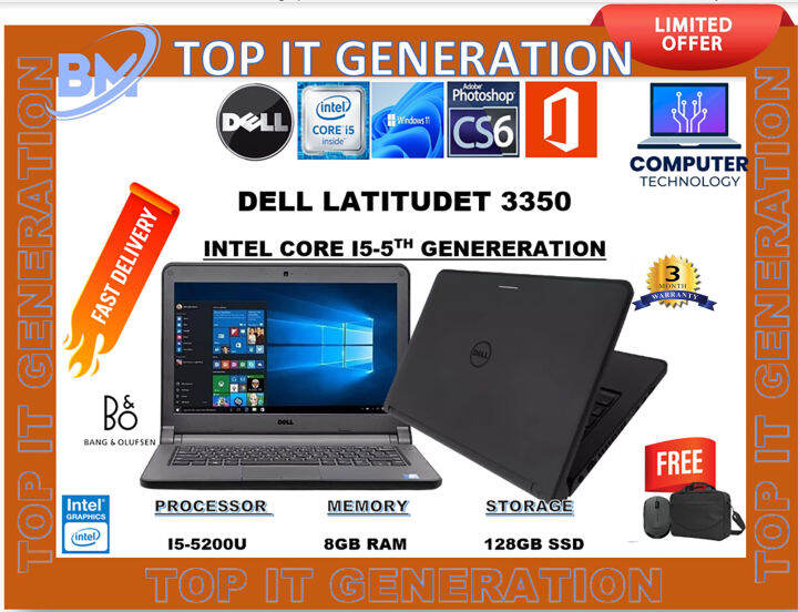 DELL LATITUDE 3350 BUSINESS SERIES LAPTOP/ INTEL CORE I5 5TH GEN