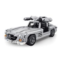 Mercedes 300SL "Gullwing" Coupé (1955) โมเดลรถยนต์ MOC เทคนิคเมืองบล็อกตัวต่อยานพาหนะอิฐของเล่นสำหรับเป็นของขวัญเด็ก