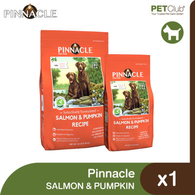 [PETClub] Pinnacle Salmon &amp; Pumpkin - อาหารเม็ดสุนัขสูตรแซลมอนและฟักทอง 2 ขนาด [1.8kg,9.9kg]