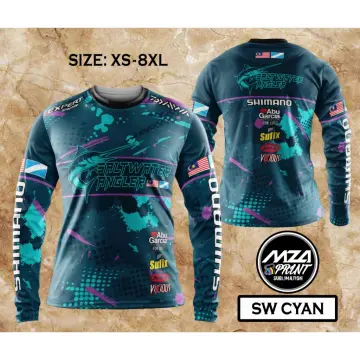 In stock] 2023 design Abu Garcia Edition Fishing Jersey OutFit Sublimation, Clothes Anti-UV fishing, Baju Pancing Long Sleeve