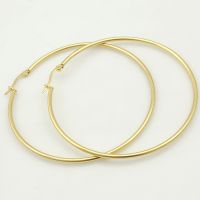 【YP】 Gokadima Earrings 20mm-70mm EARING HOOPsmall or large basketball wives Hoop Jewelry