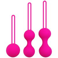 卍┅﹉ Giraffe96bnrfhthr 1 Set Safe Silicone Kegel Balls Vaginal Geisha Tighten Exercise Machine Beads for