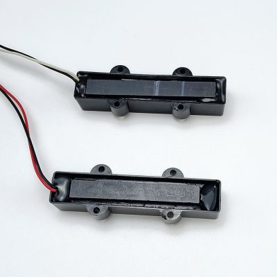 ；‘【；。 A Set Ceramic Open Style 4 String JB Bass Pickup For JB Style Bass Guitar Parts