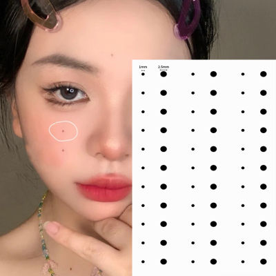 3D สีดำ Tear Mole สติกเกอร์รอยสักปลอมเซ็กซี่ DIY Body Art ชั่วคราว Tattoo Sketch Face Eye มุม Beauty Mole สำหรับหญิง1PC