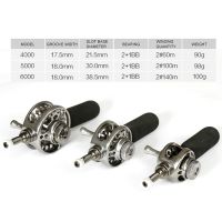 6000 Series Full Metal Superhard Carp Fishing Tackle Hollow Rod Reel BLG4000 5000 6000 Pole Tool Saltwater Handle Reels Spinning Wheels T4