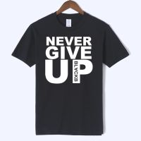 2023 New Fashion Short Sleeve mens cool t-shirts Youll Never Walk Alone Never Give Up T Shirt black Valentines Day gift