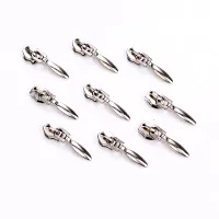 ♚✘✥ 4/8pcs Zipp Slider Repair Metal Detachable Silver Replacement Zippers DIY Sewing Bags Luggage Tape Zips Puller Lock Head Kitting