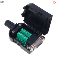 STF DB9 Connector ชายหญิง9ขาปลั๊กสายไฟ RS232 RS485 Breakout TERMINALS