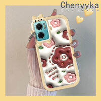 เคส Chenyyka สำหรับ Xiaomi Redmi 10 5G Redmi Note 11E 5G Redmi 11 Prime 5G เคสลายการ์ตูน3D ยิ้มดอกไม้สีสันสดใสรูปมินสเตอร์ขนาดเล็กนิ่มสำหรับเลนส์เคสใสทำจากซิลิโคนกันกระแทกแบบใสง่าย