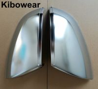 Kibowear สำหรับออดี้ Q5 FY Q7 4เมตร SQ5กระจกมองข้างครอบคลุมหมวกเงินเคลือบอลูมิเนียมแปรงโครเมี่ยมแทนที่